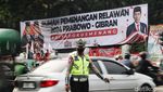 Pengamanan Gedung KPU Jelang Pendaftaran Prabowo-Gibran