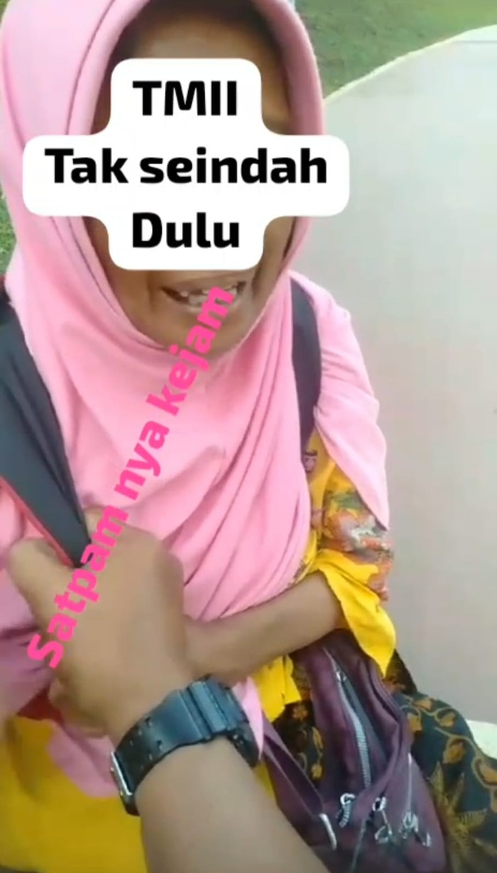 Petugas keamanan TMII arogan ke pedagang