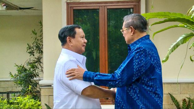 Prabowo minta doa restu ke SBY sebelum mendaftar ke KPU (dok Istimewa)