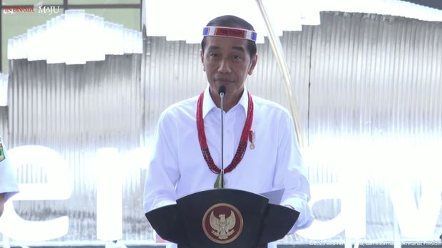Presiden Joko Widodo Resmikan Bandar Udara Mentawai, Kep. Mentawai, 25 Oktober 2023. (Tangkapan Layar Youtube Sekretariat Presiden)