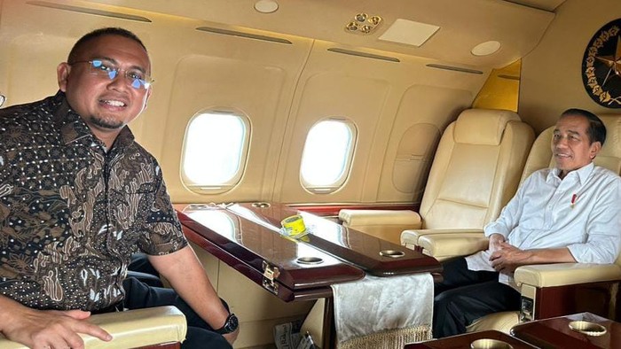 Presiden Jokowi dan Andre Rosiade. (dok. istimewa).