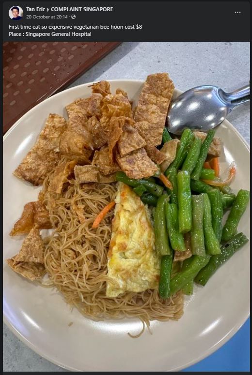 Pria protes harga bihun goreng kemahalan