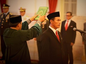 Hujan Dianggap Pertanda Baik untuk Amran yang Dilantik Jadi Mentan Lagi