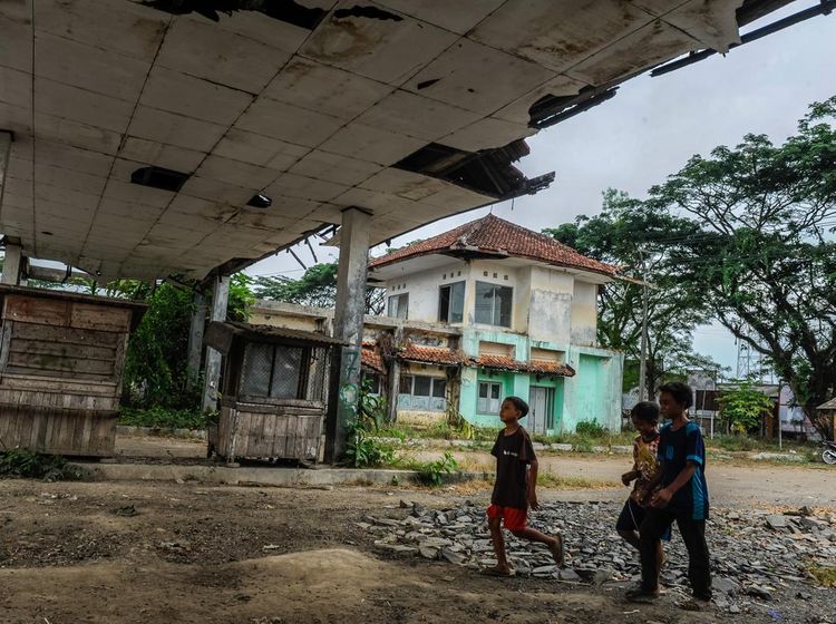 Potret Terminal Malingping Terbengkalai