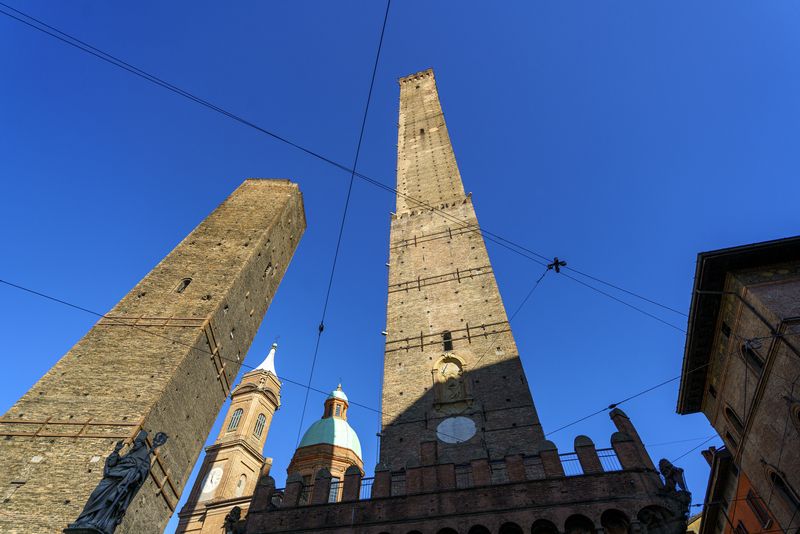 Two Towers (Due Torri), Asinelli and Garisenda.