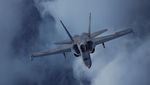 Atraksi Manuver Pesawat Tempur AU Spanyol di Militer Ocean Sky 2023