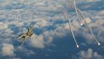Atraksi Manuver Pesawat Tempur AU Spanyol di Militer Ocean Sky 2023