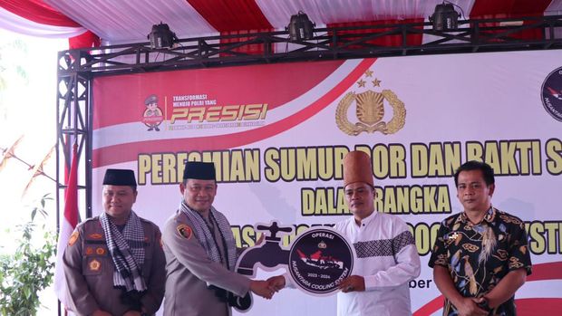Bantuan Sumur Bor dari Operasi NCS Polri
