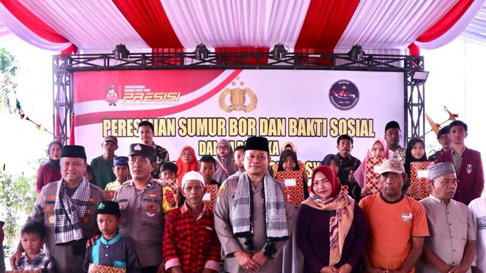 Bantuan Sumur Bor dari Operasi NCS Polri