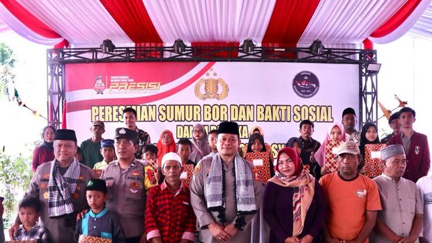 Bantuan Sumur Bor dari Operasi NCS Polri