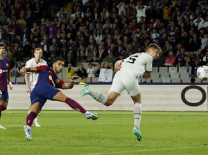 Babak I Selesai, Barcelona Ungguli Shakhtar 2-0