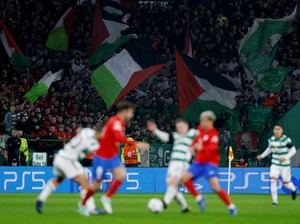 Celtic Didenda Rp 297 Juta karena Bendera Palestina