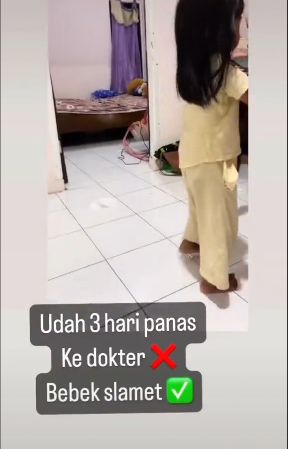 Bocah Ini Demam dan Langsung Sembuh Setelah Makan Bebek Goreng