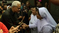 Kunjungan yang dilakukan Ganjar itu dalam rangka silaturahmi.