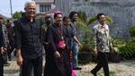 Ganjar Pranowo Kunjungi Keuskupan Tanjungkarang Lampung