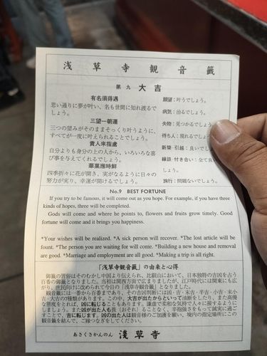 Hasil ramalan Omikuji