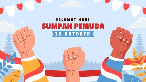ilustrasi peringatan Hari Sumpah Pemuda