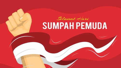 ilustrasi peringatan Hari Sumpah Pemuda