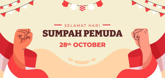 ilustrasi peringatan Hari Sumpah Pemuda