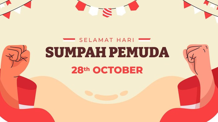 ilustrasi peringatan Hari Sumpah Pemuda