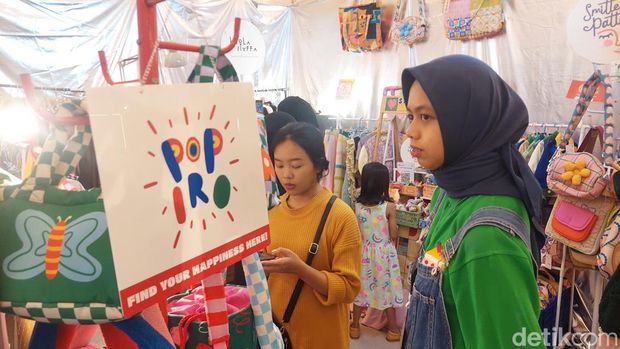 Keramaian pengunjung Trademark Market 2023 yang digelar di Trans Studio Mall Bandung