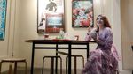 Momen Kiki Amalia Kulineran, Makan Es Krim Durian hingga Ngopi di Kafe
