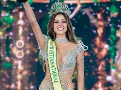 Foto Luciana Fuster, Artis Cantik Peru Pemenang Miss Grand International 2023