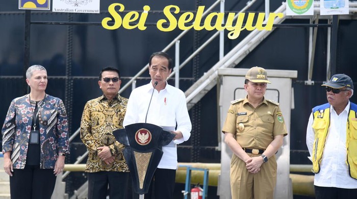 Momen Langka! Baru Kali Ini Jokowi Resmikan Pengelolaan Limbah Momen Langka! Baru Kali Ini Jokowi Resmikan Pengelolaan Limbah