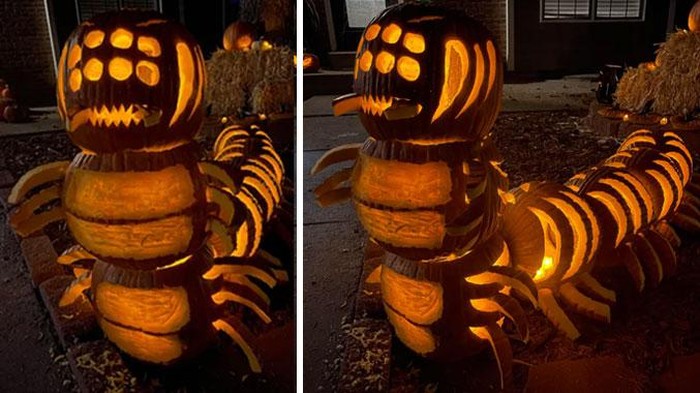 Unik! 10 Labu Parang Ini Dipahat Jadi Bentuk Unik Jelang Halloween