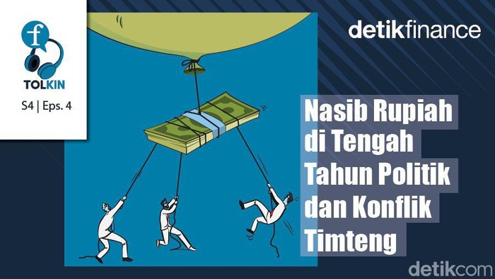 Podcast: Nasib Rupiah di Tengah Tahun Politik dan Konflik Timteng