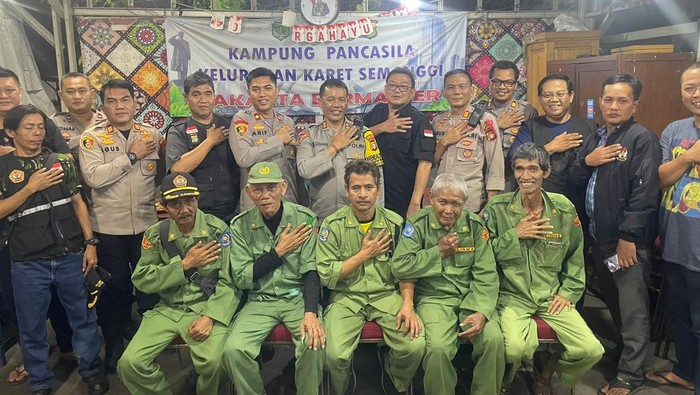 Polres Jaksel memberikan asistensi kepada para satpam, Kamis (26/20/2023)