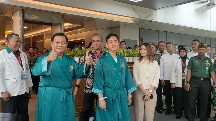Prabowo-Gibran jalani tes kesehatan di RSPAD