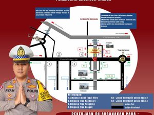 Catat! Ini Jalur Alternatif Saat Pemasangan Girder Tol Underpass Ngasem