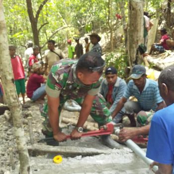 Serda Fence bangun pompa hidram untuk warga NTT