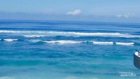 Keindahan laut Pantai Melasti.