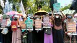Teriakan Bela Palestina Menggema di Surabaya
