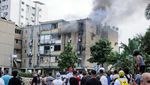 Apartemen di Tel Aviv Terbakar Terkena Roket Hamas