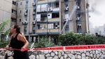 Apartemen di Tel Aviv Terbakar Terkena Roket Hamas