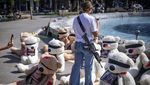 Boneka Beruang Bertebaran di Tel Aviv, Kenapa?