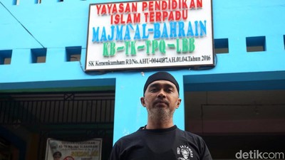 Sosok Bripka Amin Bangun Sekolah Gratis Untuk  Anak Yatim Piatu