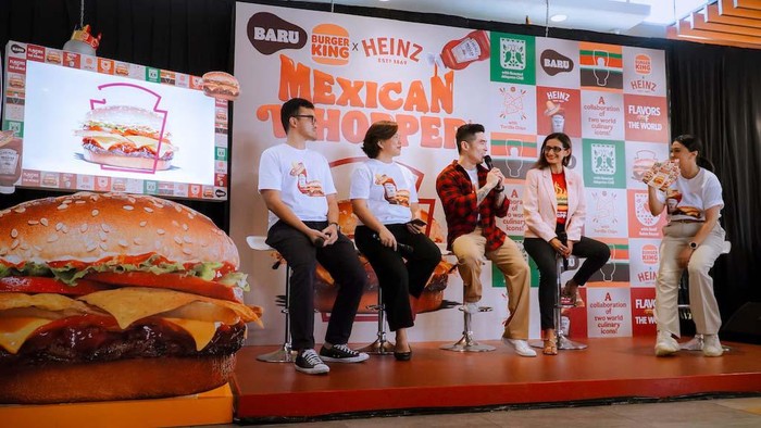 Burger King Hadirkan Sensasi Khas Meksiko ke Indonesia Heinz Indonesia berkolaborasi dengan Burger King Indonesia. Mereka menghadirkan Heinz Mexican Whopper dengan sensasi khas Meksiko.