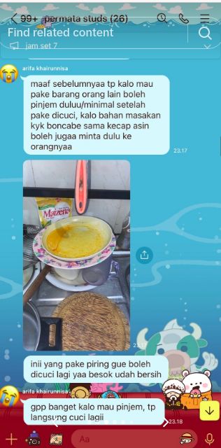 Drama dapur anak kos