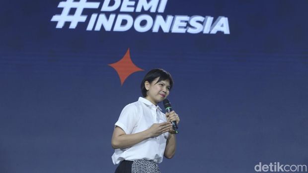 Greysia Polii saat tampil di acara Demi Indonesia.