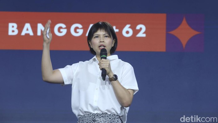 Greysia Polii saat tampil di acara Demi Indonesia.