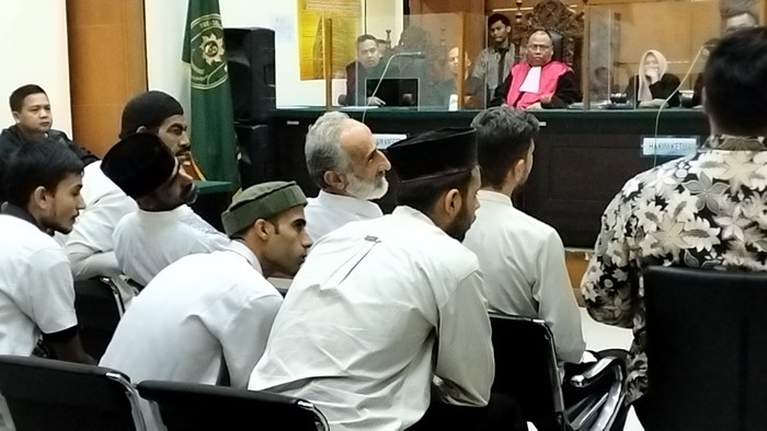 Hakim vonis hukuman mati untuk 8 terdakwa penyelundup sabu 319 kilogram ke Indonesia (Bahtiar Rifa’i/Detikcom)