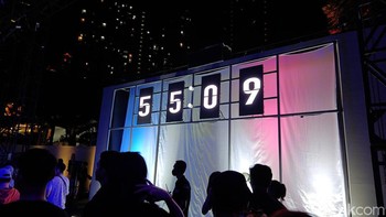 iBox menghitung mundur selama 60 menit sebelum konsumen mendapatkan unit. Foto: Adi Fida Rahman/detikINET