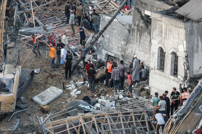Jalan Jalaa di Gaza yang Digempur Rudal Israel Jalan Jalaa di Gaza yang Digempur Rudal Israel
