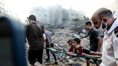 Pilu! Pemandangan Jalan Jalaa di Gaza yang Digempur Rudal Israel