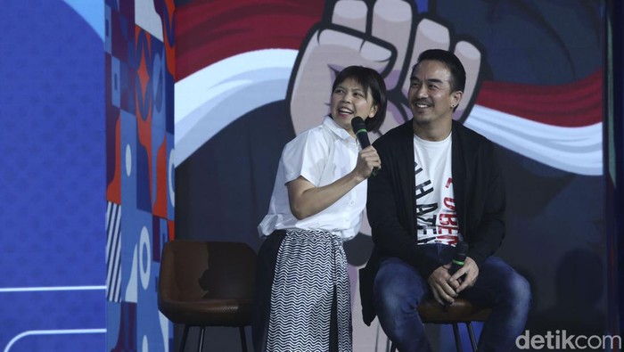 Joe Taslim saat tampil di acara Demi Indonesia.