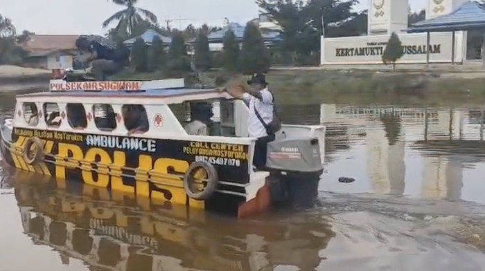 Kapal Ambulans Polsek Air Sugihan